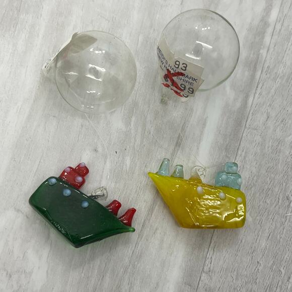Vintage Bundle Of Sun Catcher Hanging Ornament Decorations Cow Birds Ships - Picture 8 of 12
